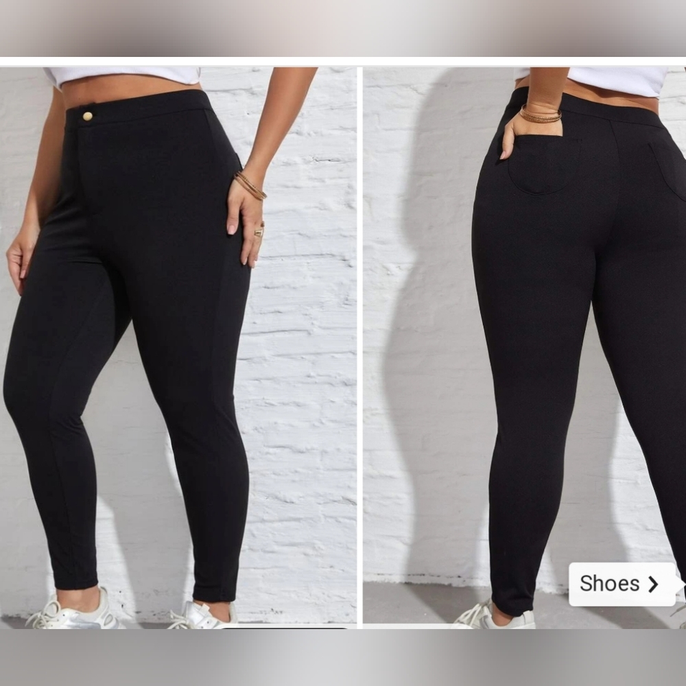 Plus size  black jegging